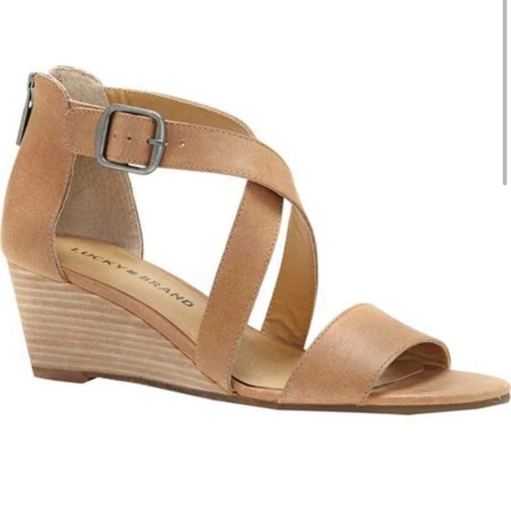 Lucky Brand Jenley wedge sandals